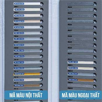 Thẻ màu keo Tebond Epoxy